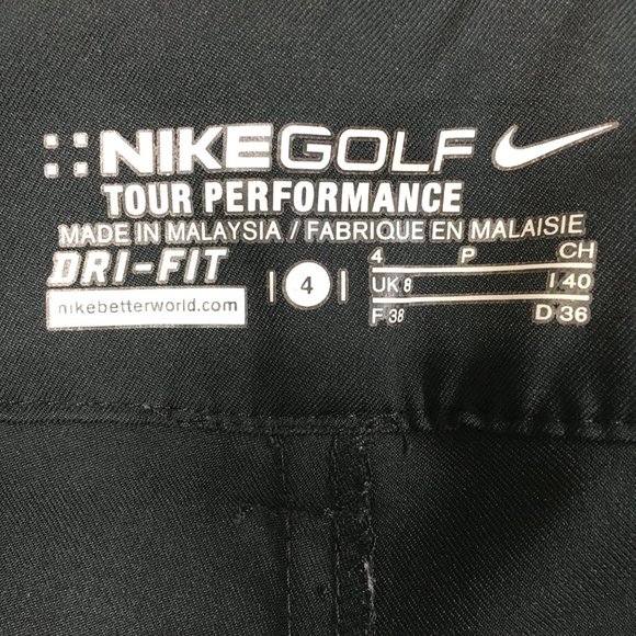 Nike Golf Dri Fit Tour Performance Black Skort EUC - Picture 6 of 13
